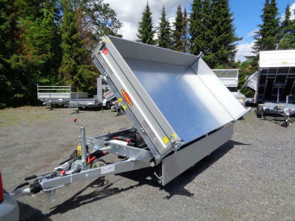 Böckmann Car Trailer Electric Three-Way Tipper 3.5 t - Available Now