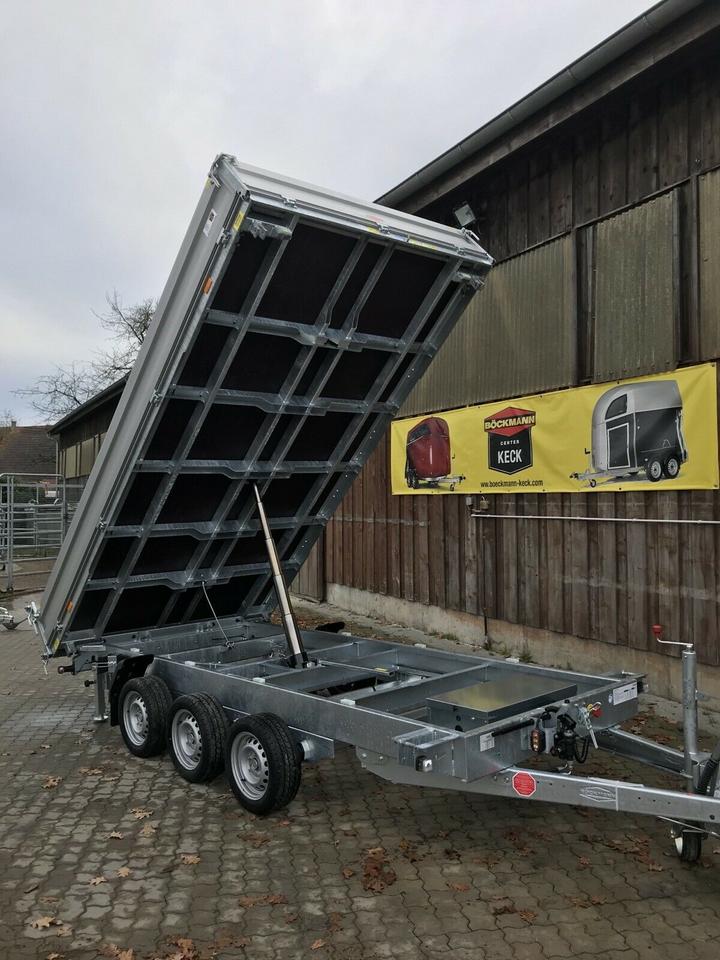 Böckmann DK-AL 4121/35 P T (20) Tridem three-sided tipping trailer, 3-axle