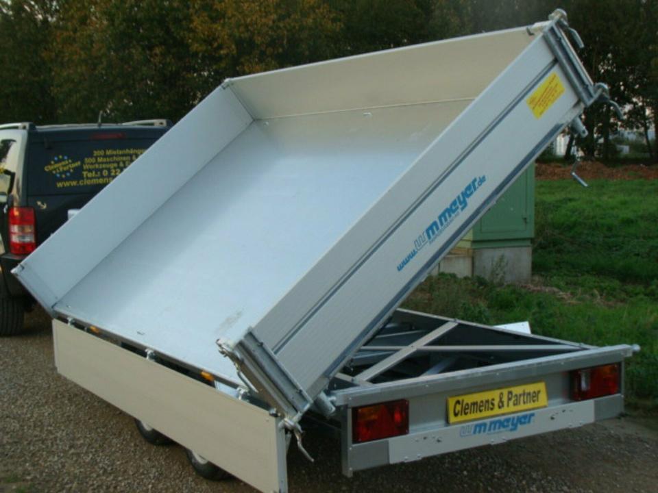 HKC 3531/170 Three-Sided Tipper Trailer 3.5 t Electric Pump 3190x1700x330 C&P