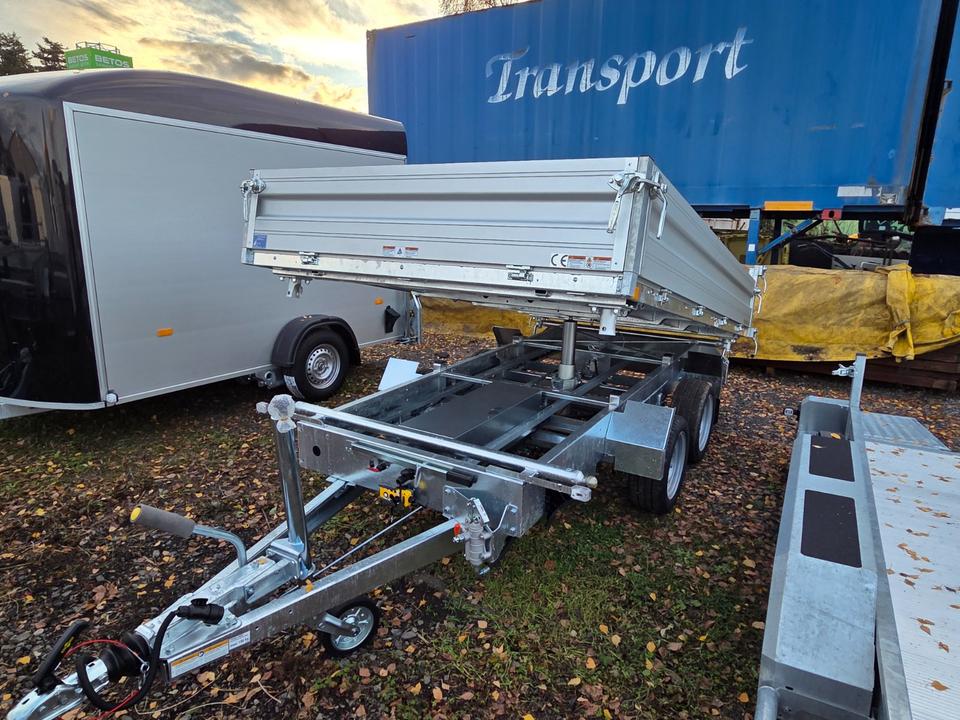 Humbaur Three-Sided Tipper Trailer, 3.5 t, NEW