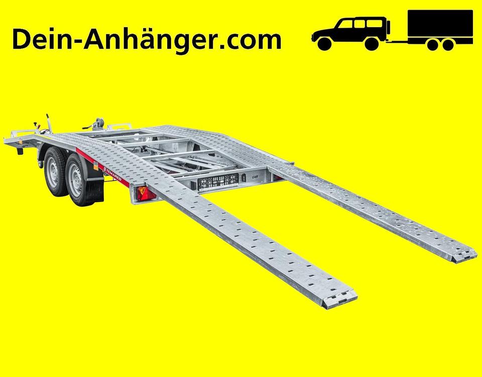 Car transporter trailer 450 x 205 cm - Temared - up to 100 km/h
