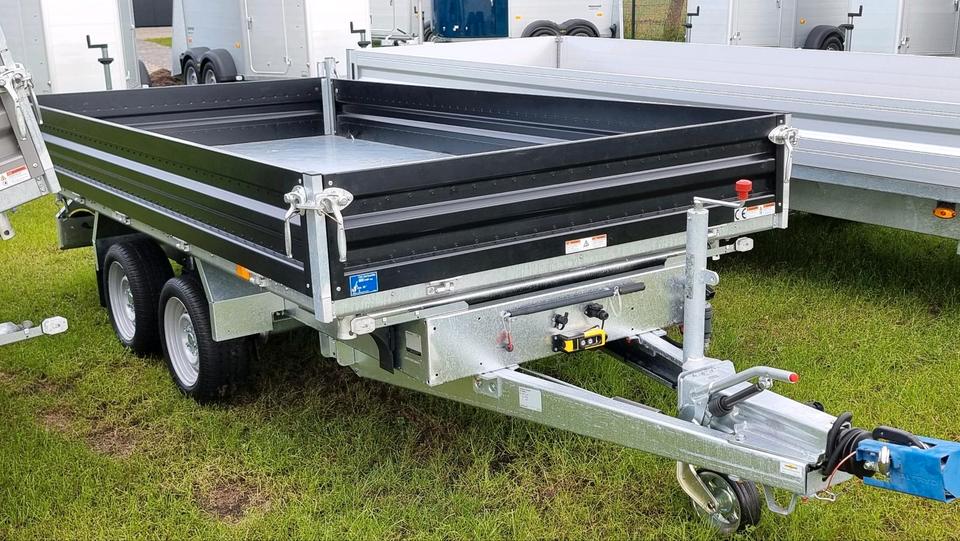 Humbaur HTK 3000.31 Steel Three-Sided Tipping Trailer, 3.0 t, New