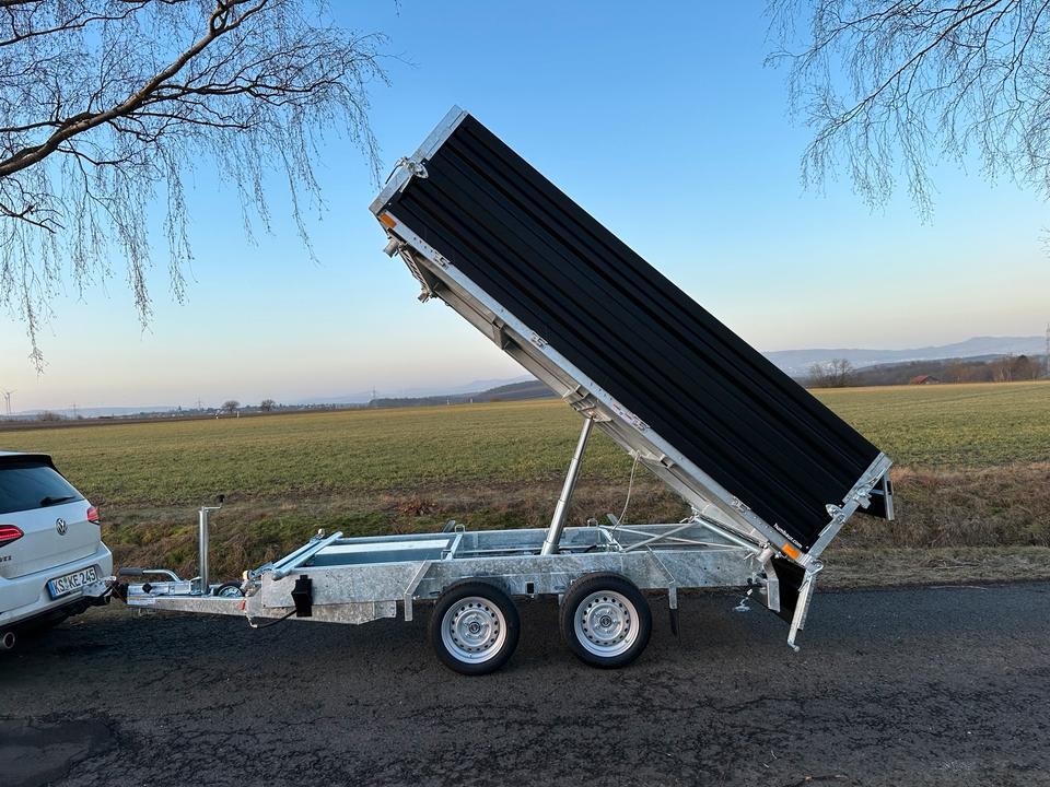 Humbaur HTK 3000.31 Three-Sided Tipping Trailer 3.0 t Car Trailer with Side Walls