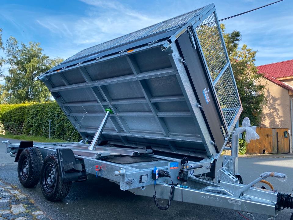 Hapert Cobalt+ 3-Sided Dump Trailer 3.5t, 335 x 180 x 40 cm, incl. Leaf Grid