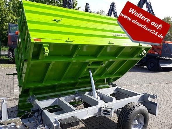 Trailer Tipper, Three-Sided Dump Trailer, 3-Ton, with Side Walls, Overrun Brake