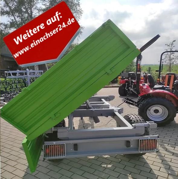 Labinprogres TPS 3-Ton Single-Axle Three-Sided Dump Trailer with Air Brakes (StVZO)