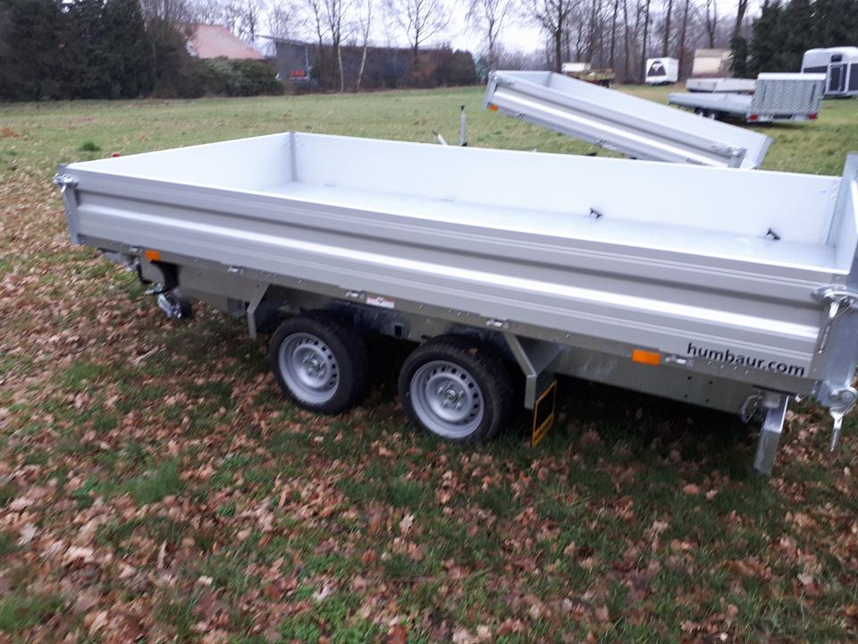 Humbaur 3.5 t Three-Sided Dump Trailer HTK 3500.37
