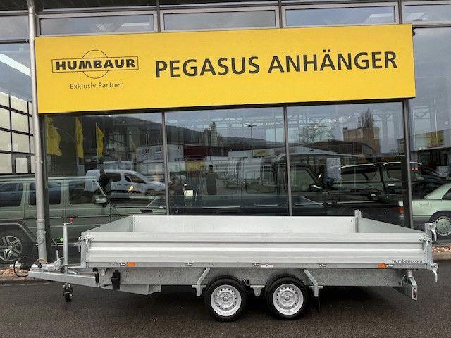 Humbaur HTK 3500.41 Three-Sided Tipping Trailer with Parabolic Springs