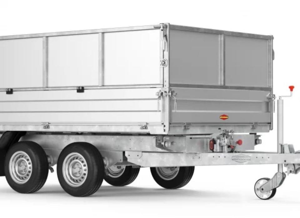 Böckmann Three-Sided Tipper Trailer 3.2 x 1.8 m 2.7 t Pro with 600 mm Steel Sheet Assembly