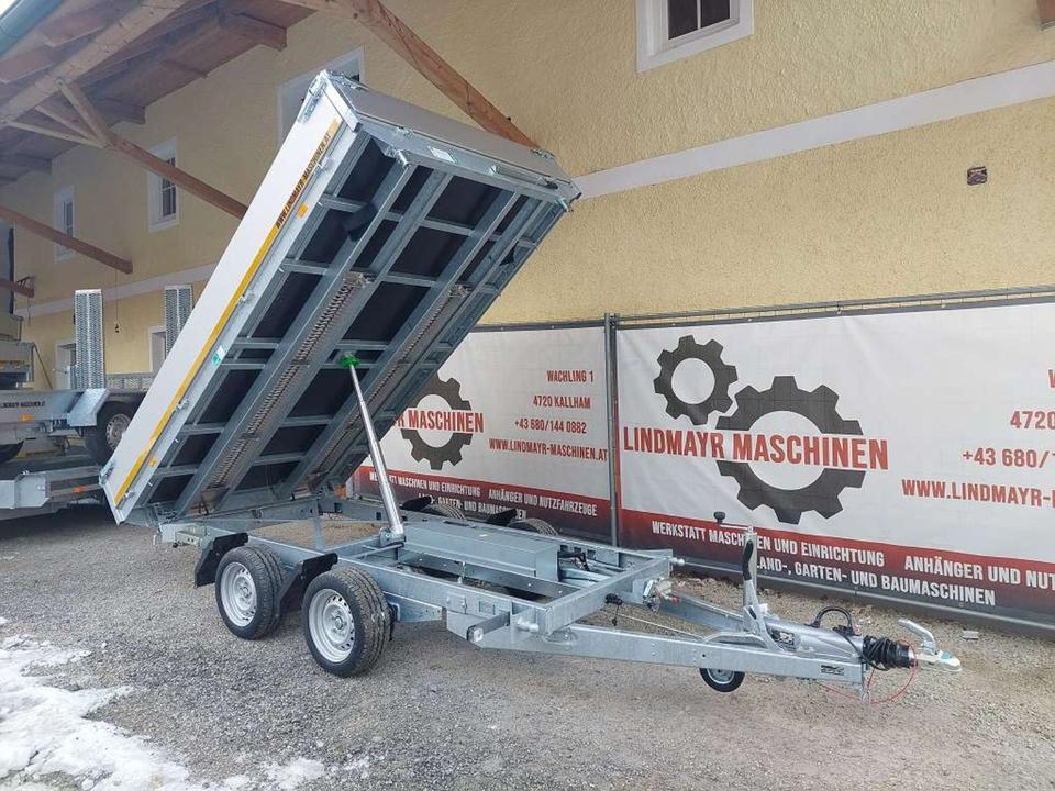 Eduard 3-Side Dump Trailer 3.3 x 1.8 m, 3.5 t Gross Weight, Tandem Axle