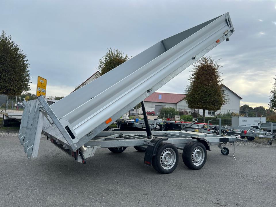 Used Vezeko 2-Axle Three-Sided Tipper Trailer, 3.5t, Model 9932488
