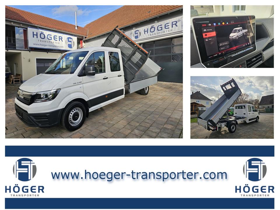 MAN TGE 3.140 DOKA 3-Side Tipper, 2.0 TDI 103 kW/140 PS (Next Level Facelift)