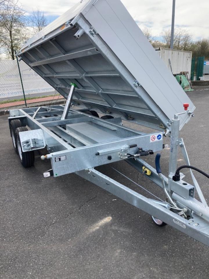 Hirth Tandem 3-Side Dump Trailer, 3.5 t, PKTD 35375/18