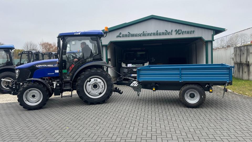 Three-Sided Tipping Trailer 3.5 t for Tractor - Lovol / Farmtrac