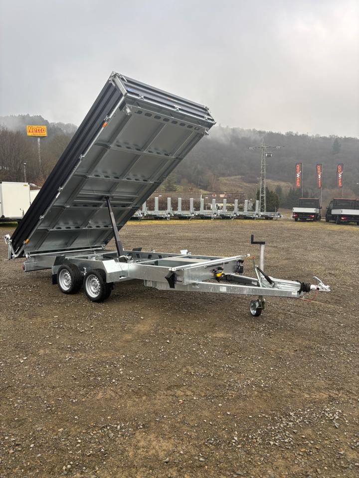 Humbaur HTK 3500.41 Three-Sided Tipper Trailer 3.5 t Electric Hydraulic Pump