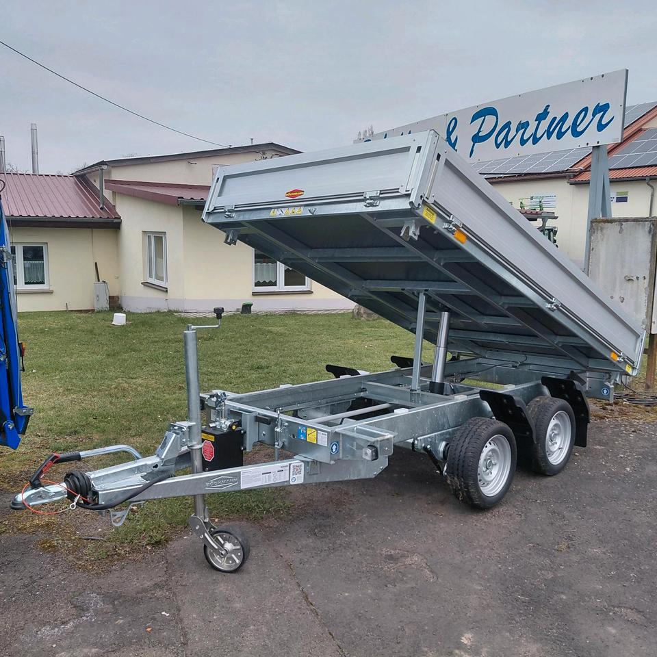 Böckmann DK-AL 3016/27 Three-Sided Tipping Trailer, 2.7 t, Car Trailer