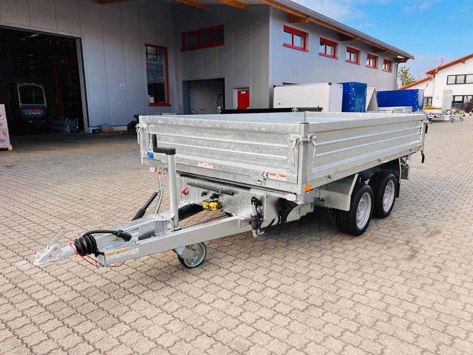 HTK 3500.37 Three-Sided Tipping Trailer, 3.5 t, Humbaur Pro Steel