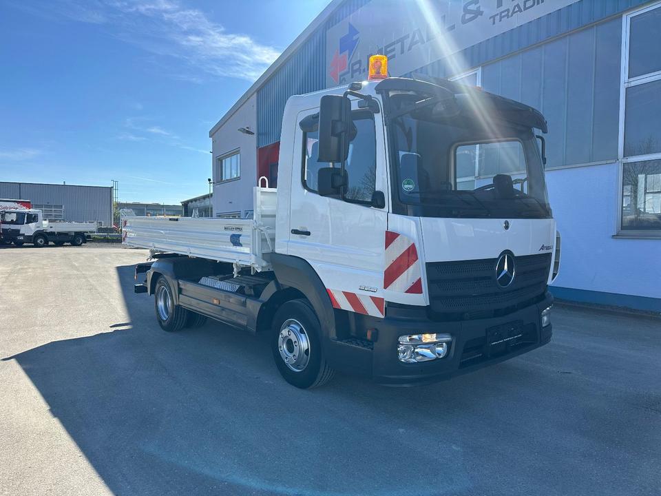 Mercedes-Benz 823 K Atego3 Meiller 3-Side Tipper with 2x AHK