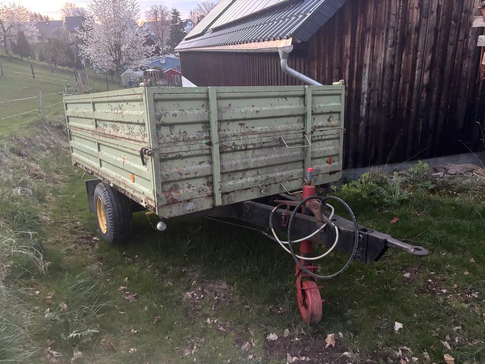 Single-Axle Three-Sided Tipper Trailer - 3t Payload