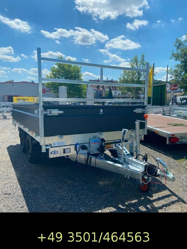 Hapert Cobalt+ 3-Sided Tipper Trailer 3.5 t Rails, Electric Pump