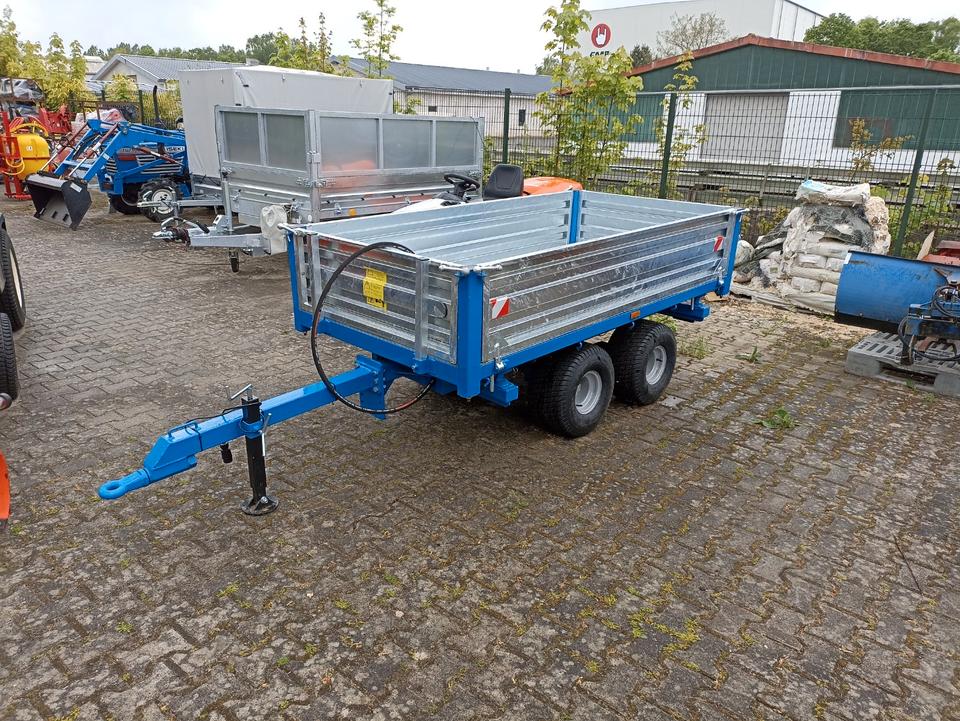 Three-Sided Tipping Trailer, 2-Axle, 2.5 t for Compact Tractors