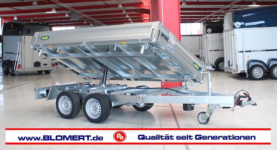 Unsinn Three-Sided Tipper Trailer 3.06 x 1.75 m, GVW 2600 kg, pumpless