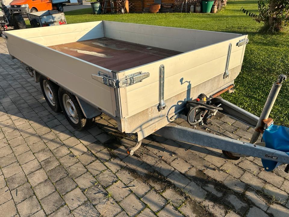Böckmann NK 27 Three-Side Tipping Trailer, 2.7 t, Electrically Tilting