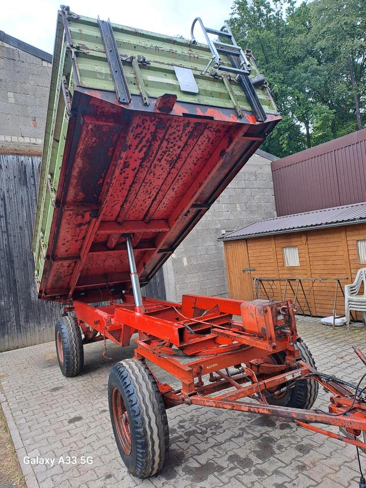 Diedam 3-Side Dump Trailer, 8-Tonne Steel Construction