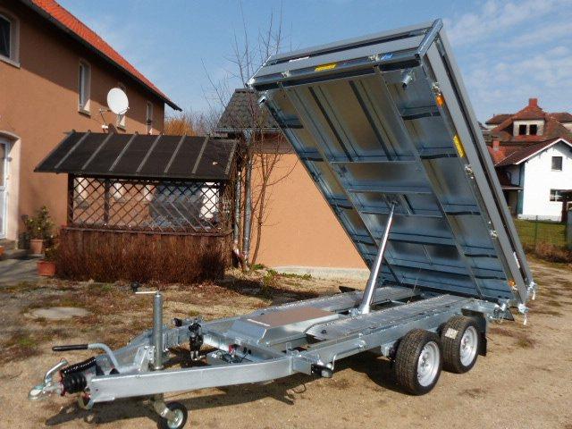 Brenderup TT5325ATB2700 Three-Sided Tipping Trailer, 3.25 x 1.80 x 0.35 m, 2700 kg