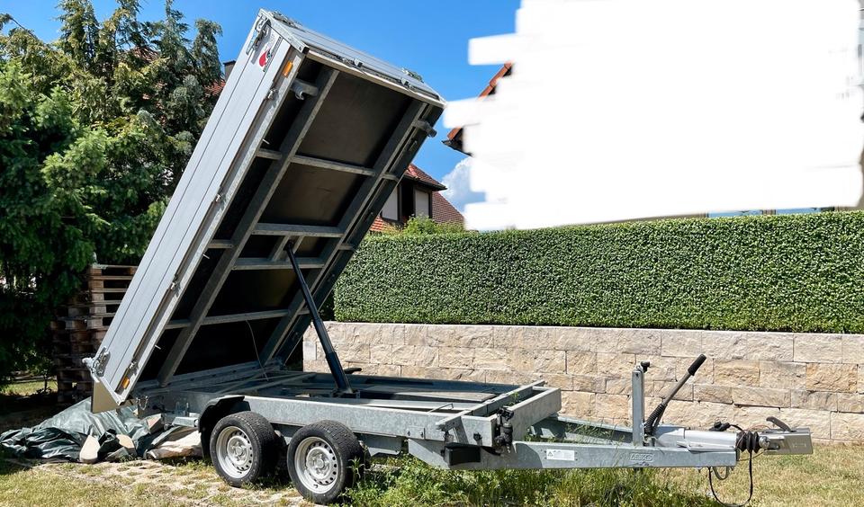 Saris Three-Sided Tipping Car Trailer – GVW 3.0 t – Electric Tipping