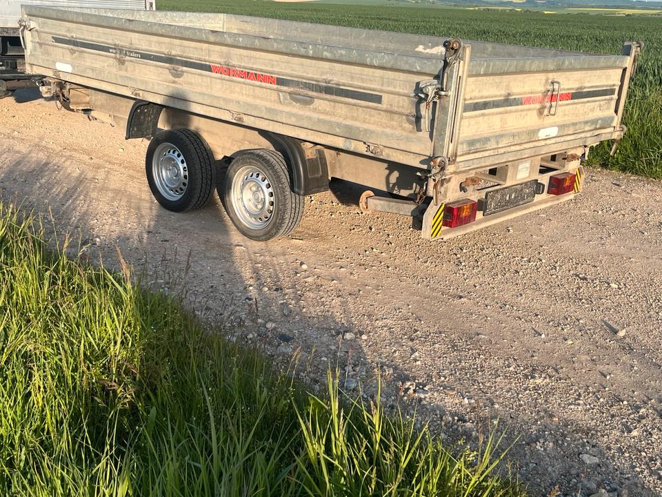 Pongratz Three-Sided Tipper Trailer, 3.5 t