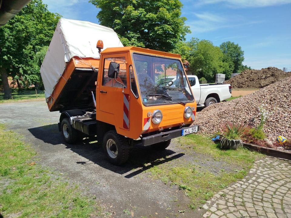 Multicar M25 3-Sided Dump Trailer