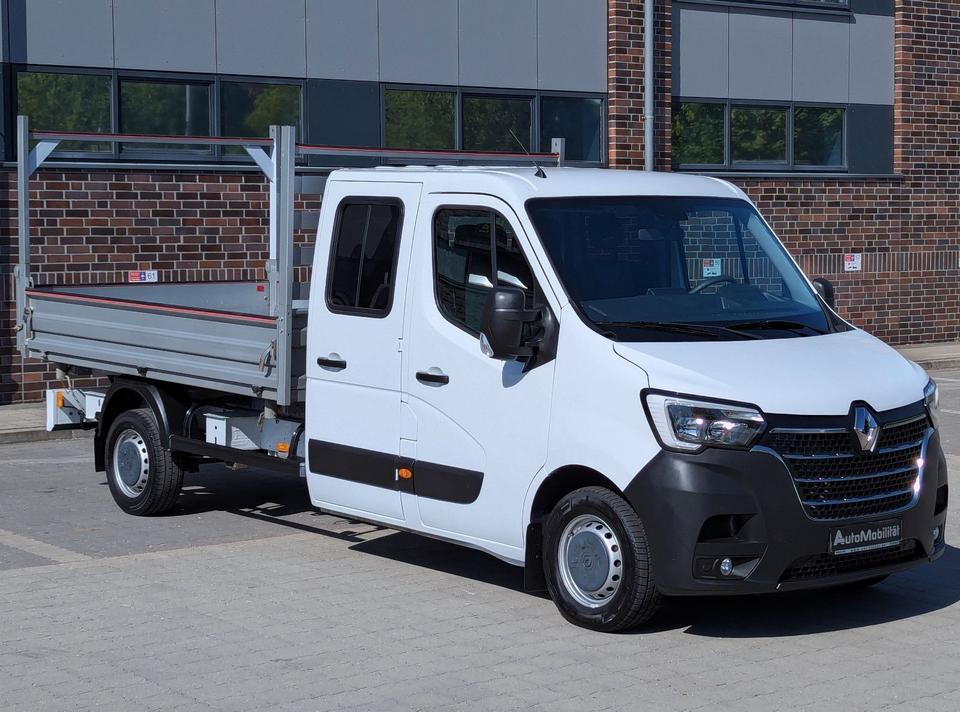 Renault Master Three-Side Tipper, 2.3 CDI, 110 kW (150 PS), Euro 6, Long Wheelbase, Double Cab, 7-Seater
