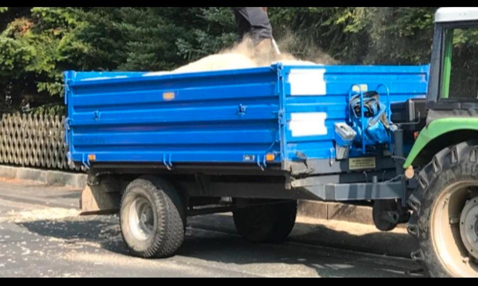 3-Sided Dump Trailer, Single-Axle Three-Side Tipper