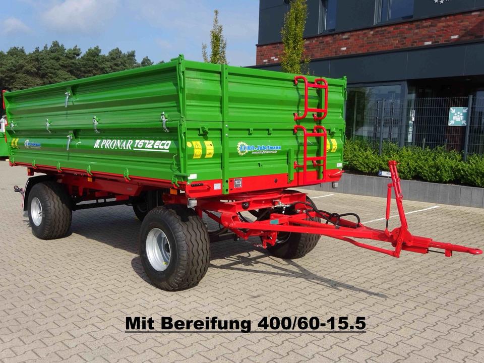 Pronar T672 3-Sided Tipping Trailer, 2-Axle, New