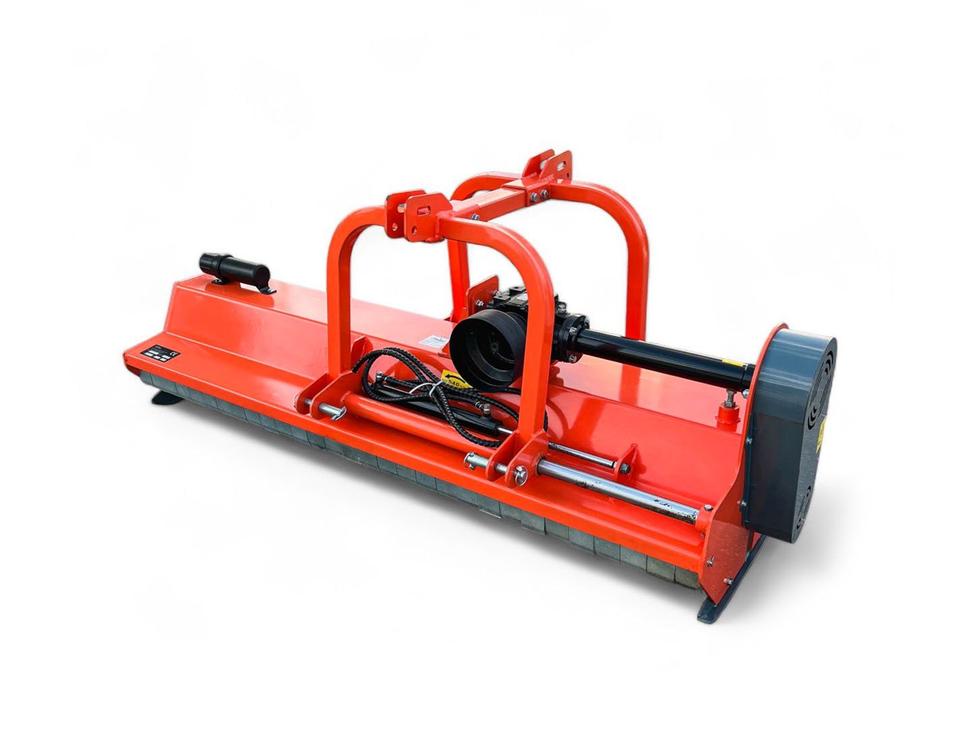 Front/Rear Mulcher with Hydraulic Side Shift, 2 m Wide, 200 cm PTO Shaft