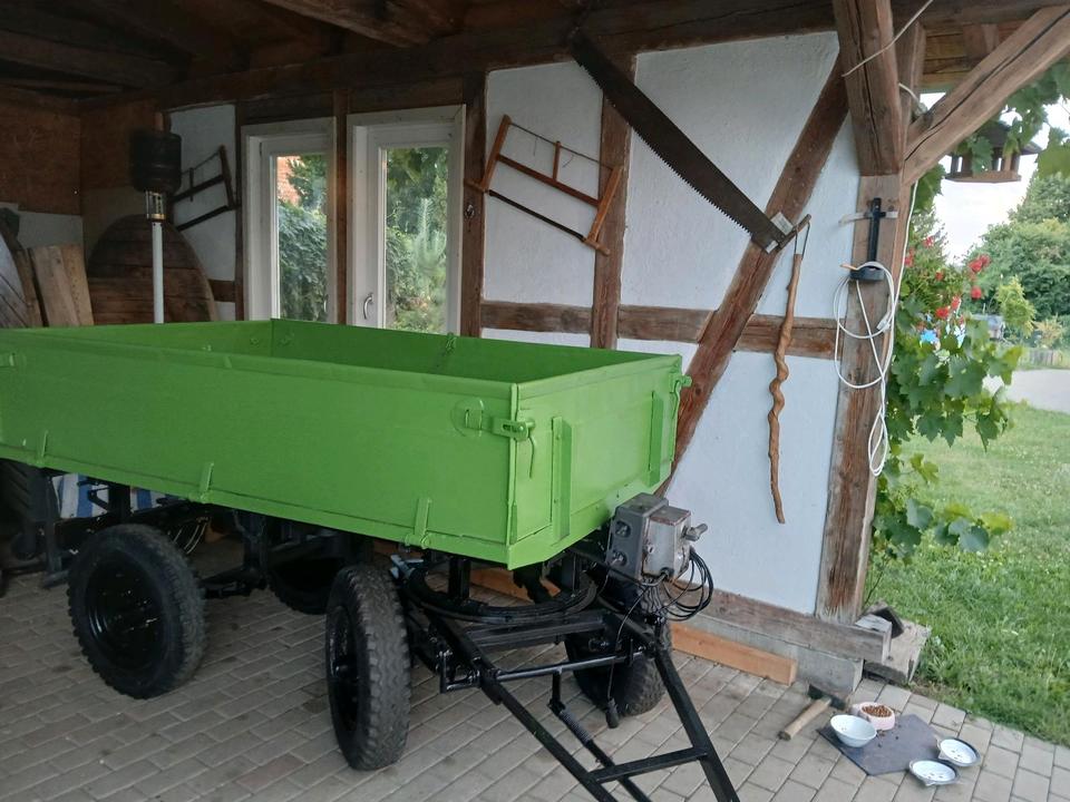 Multicar 2t Three-Way Tipping Trailer with Original Papers
