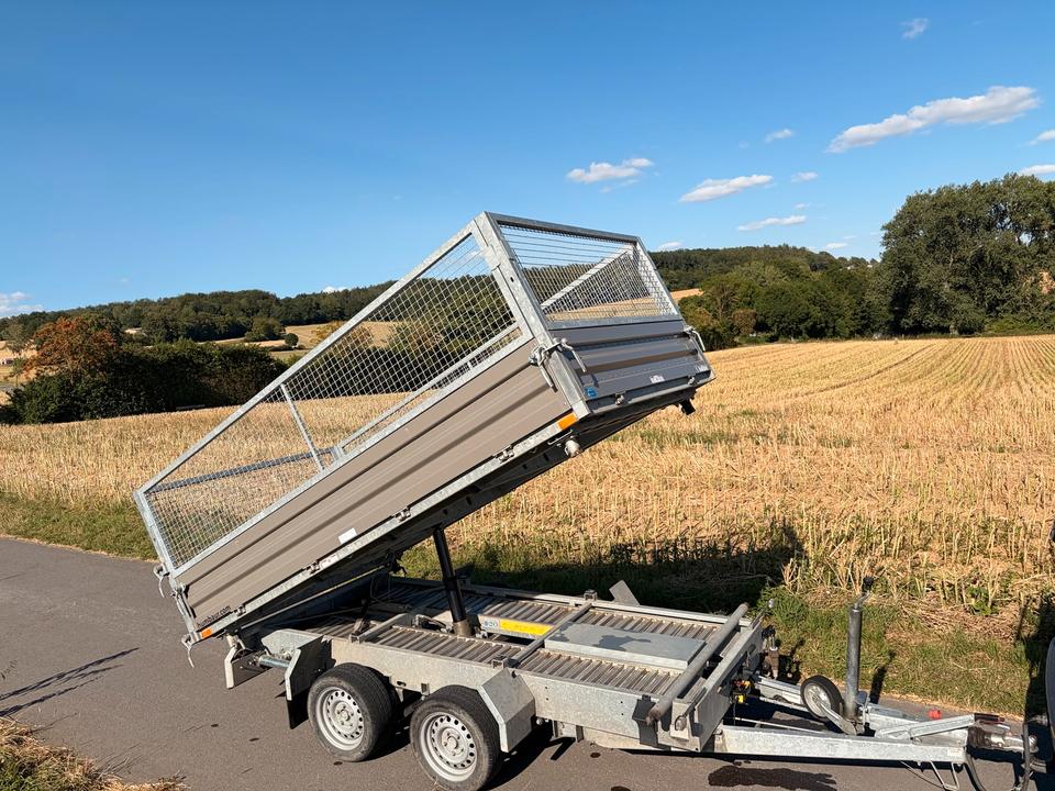 Humbaur HTK 3000.31 Three-Sided Tipping Trailer, 3,000 kg GVW, 100 km/h