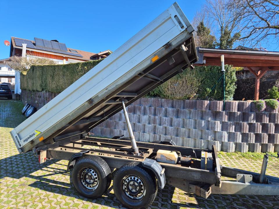 Three-Sided Tipping Trailer, 3.5t Capacity