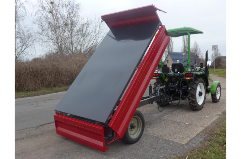 Three-way tipping trailer - NEW, 3,000 kg (3 ton)