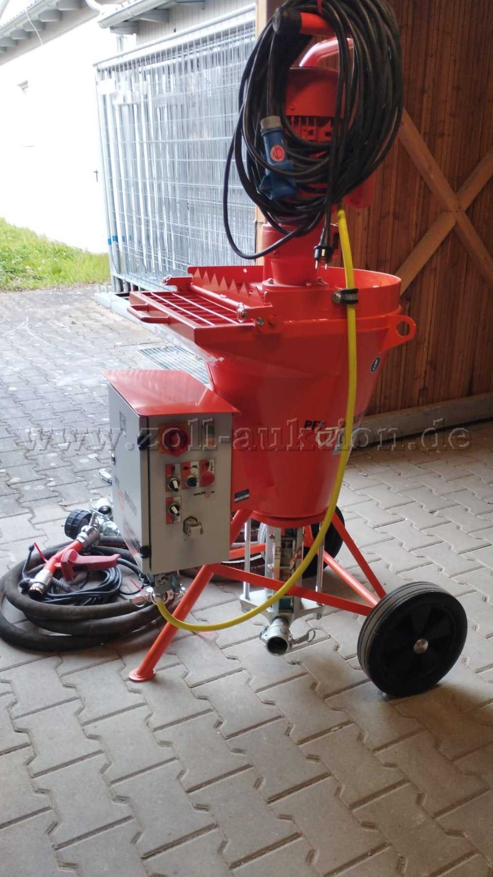 PFT Bolero FC combined mixing, pumping, and spraying machine