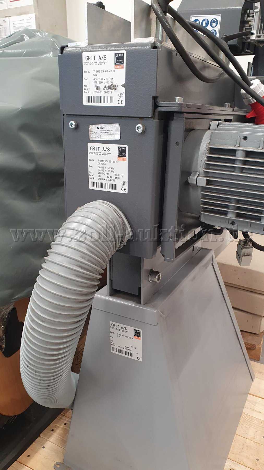 GRIT A/S 3-Piece Belt Grinding System: GI 150 2H 7 902 05 00 40 3, GIL 7 902 28 00 40 3, GIB 9 90 01 003 00 0