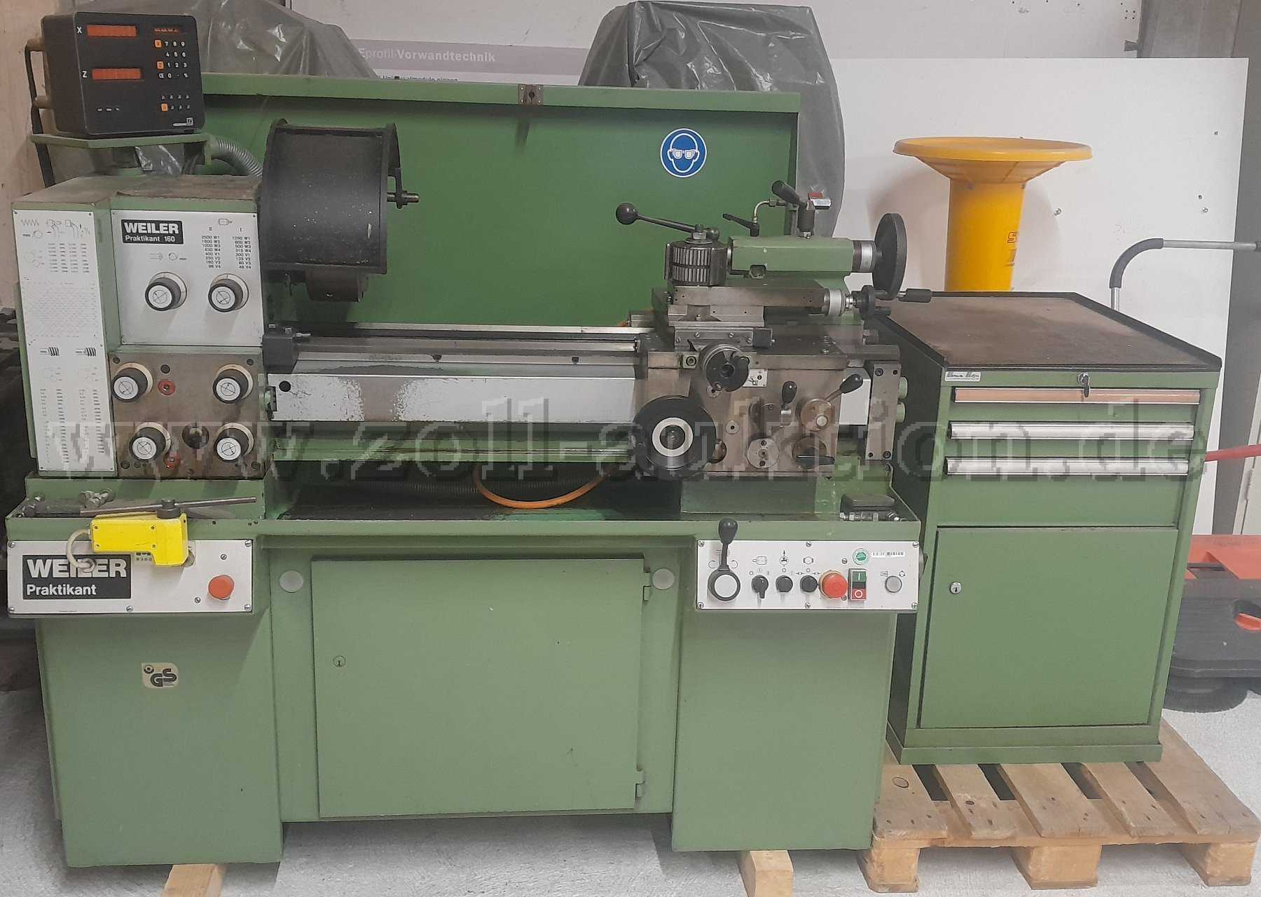 Weiler Praktikant 160 Lathe with Lead-Screw and Feed Spindle