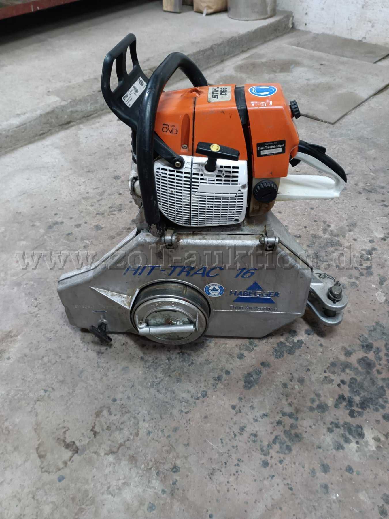 Habegger Hit-Trac 16 Motorized Rope Winch with Rope and Pulley