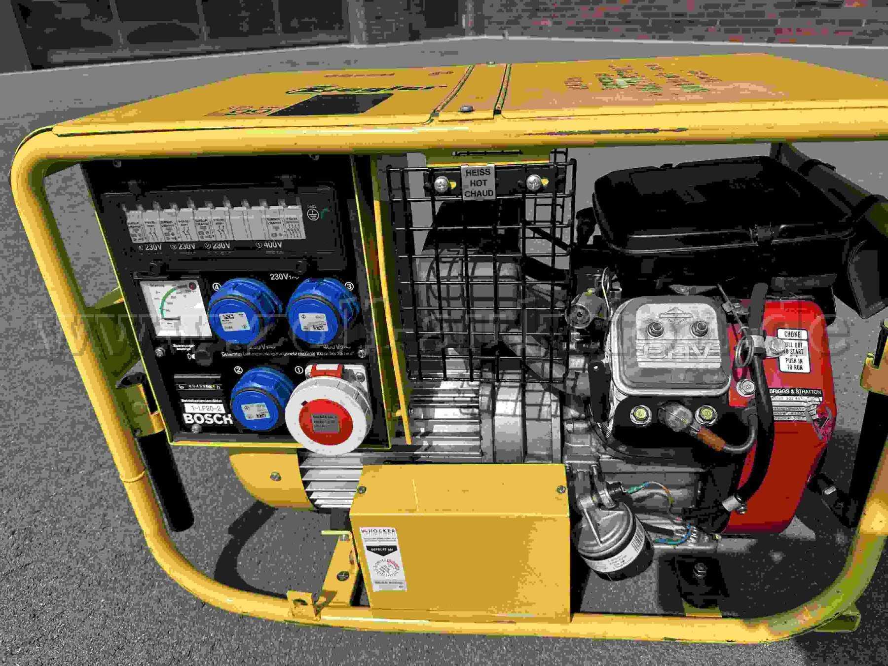 Power generator Type BSKA 8 with Bosch motor