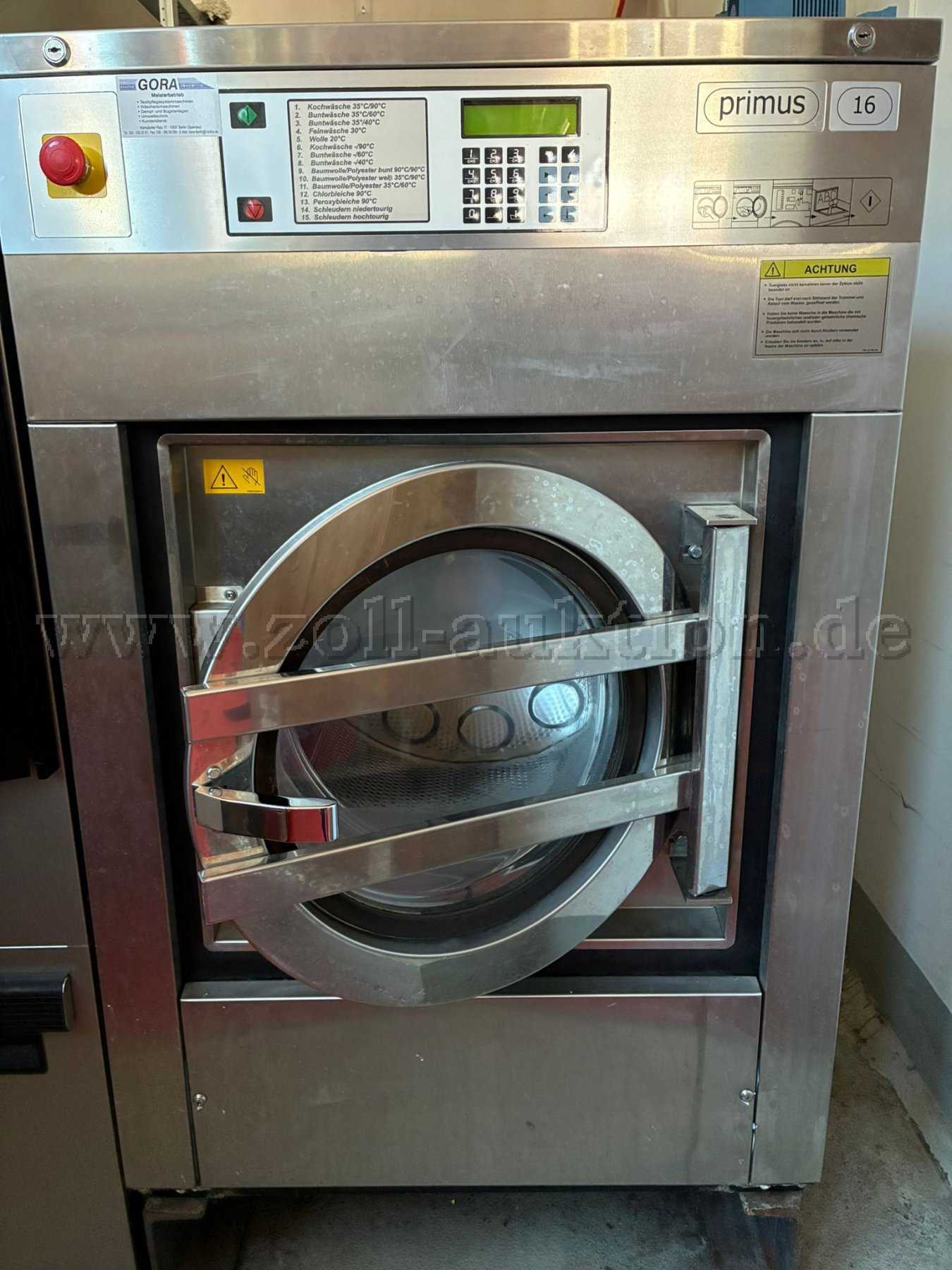 Industrial washing machine Primus FS16