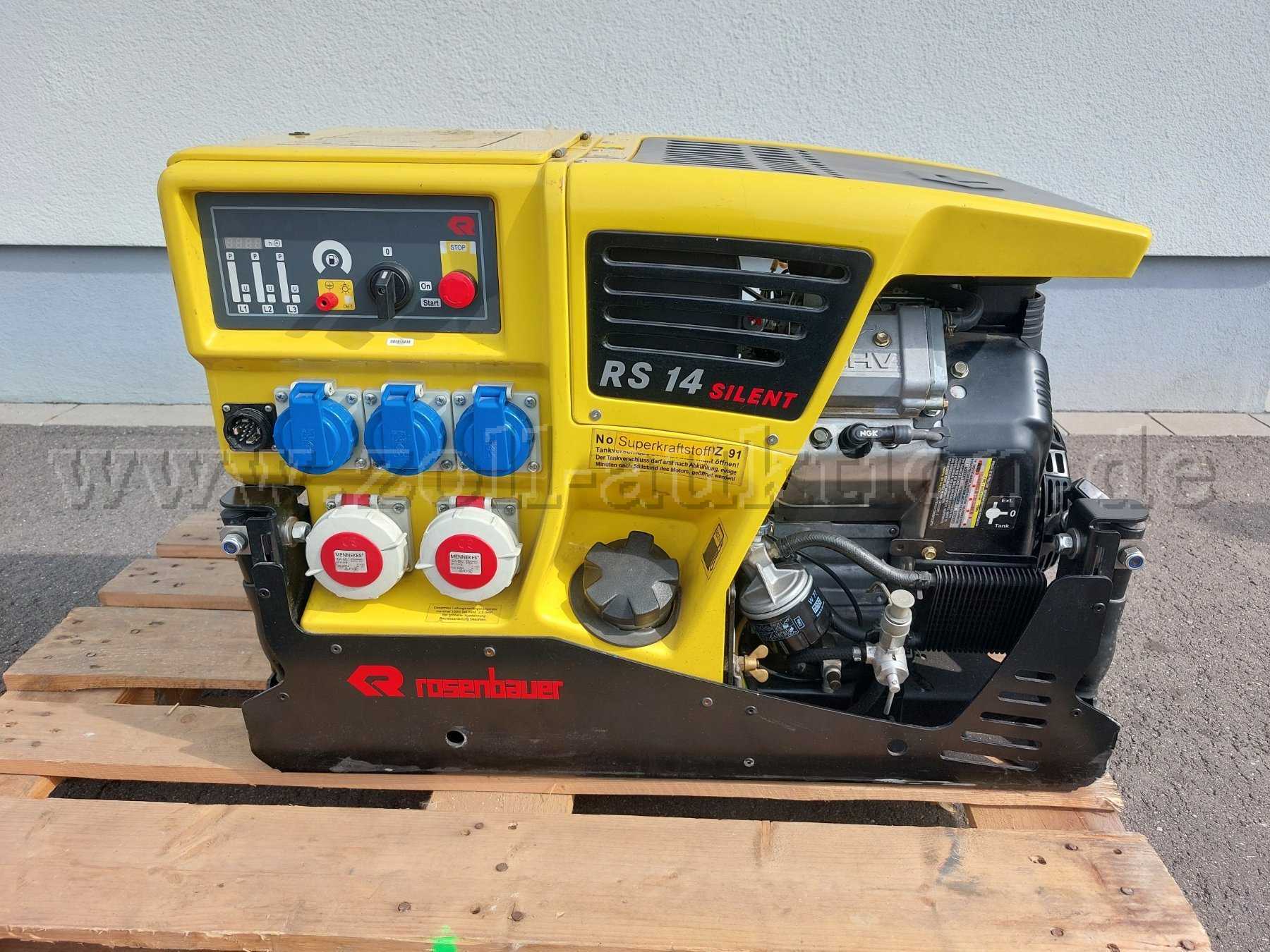 1 Rosenbauer RS 14 Silent Fire Department Power Generator (Defective)