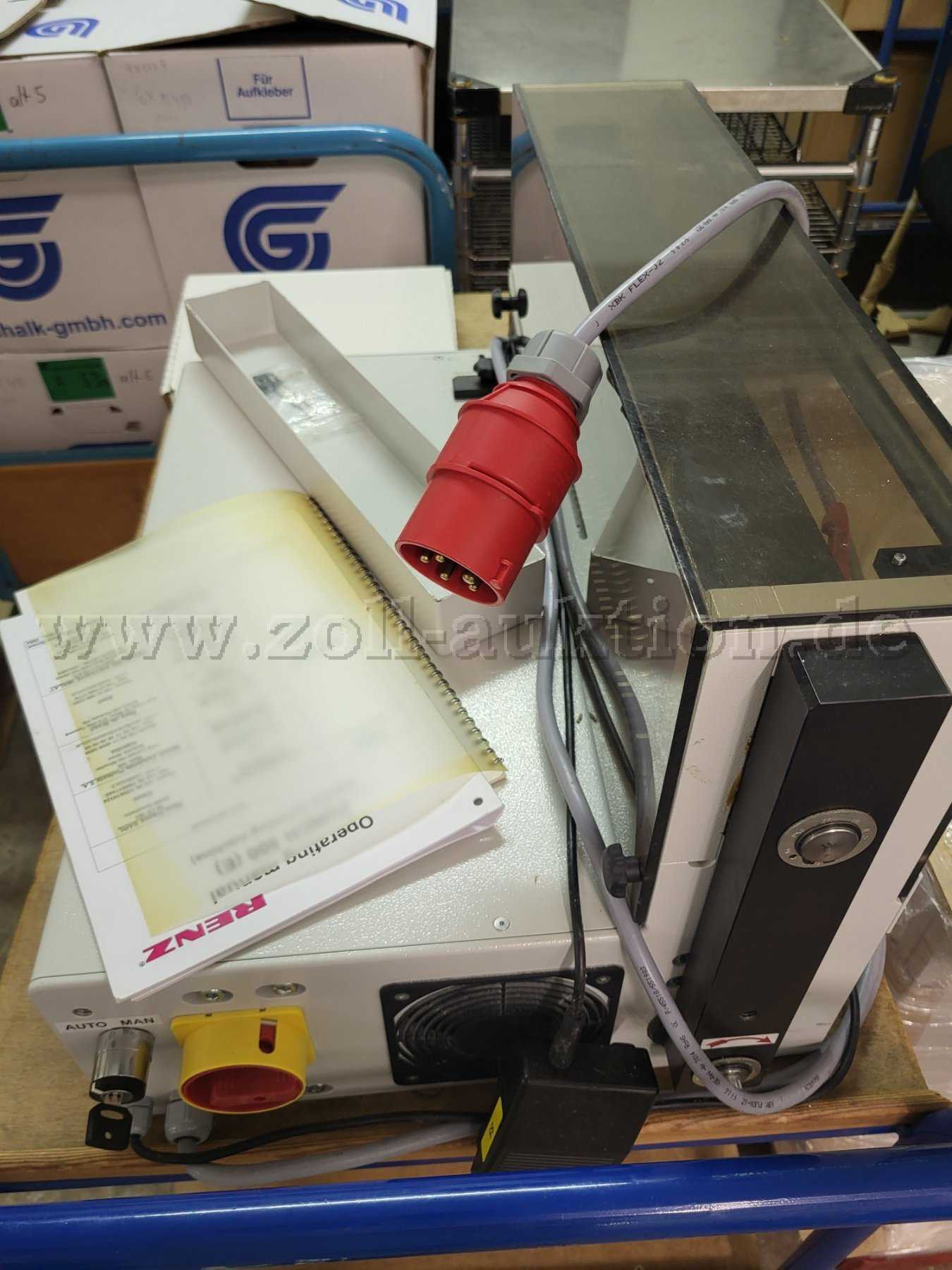 RENZ Punch 500 Electric Punching Machine for Calendars