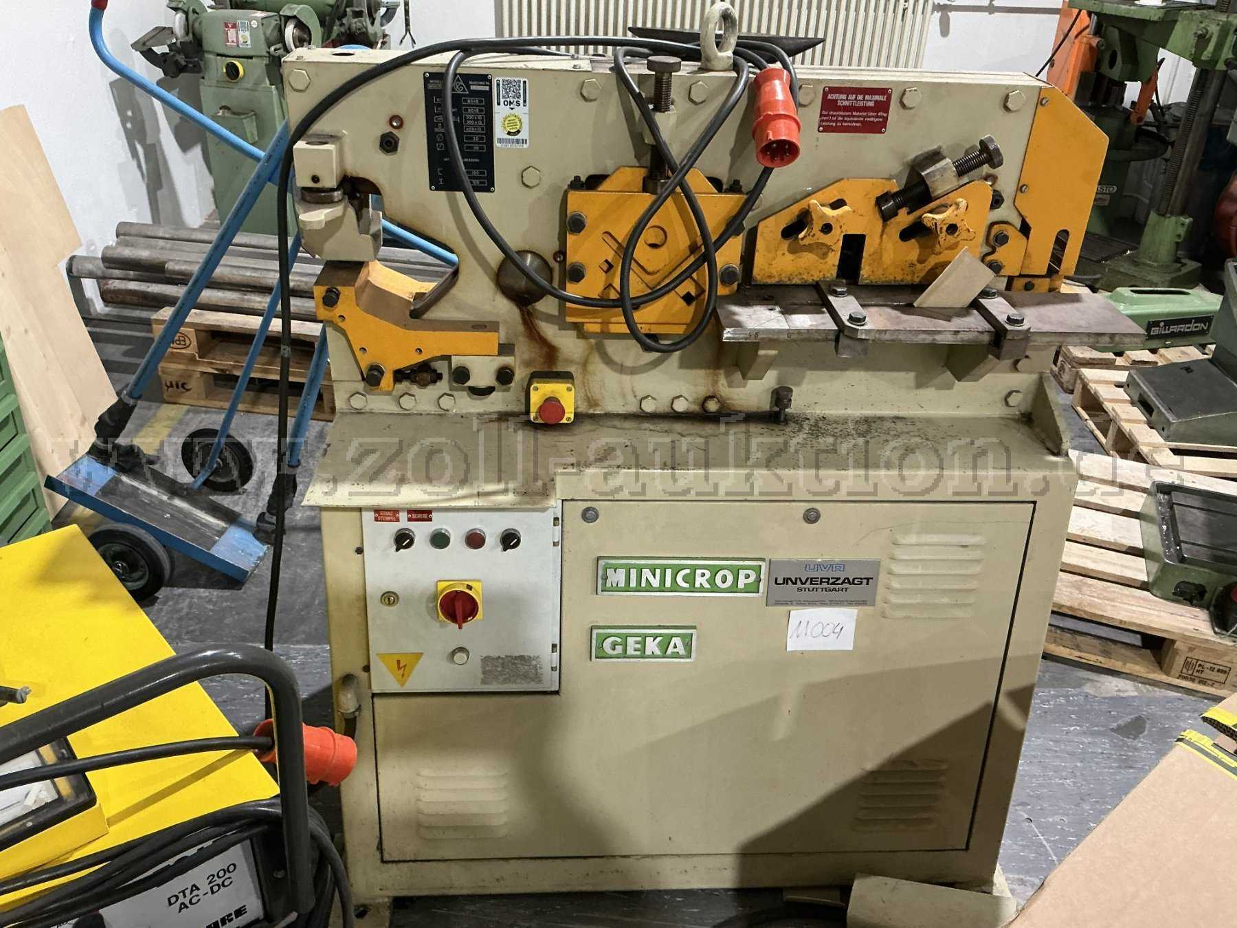 GEKA Minicrop - hydraulic punching shear