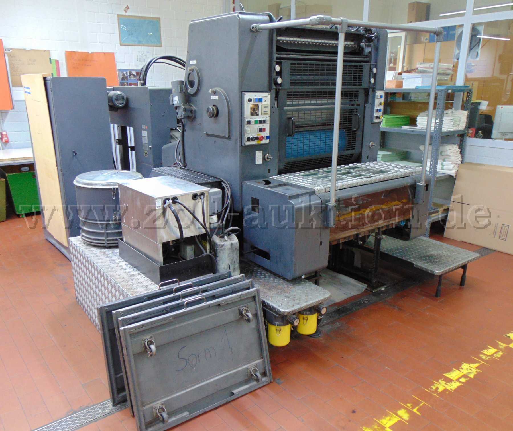 1-Color Offset Printing Press Heidelberg Sorm 536 764 with Parts Feeder